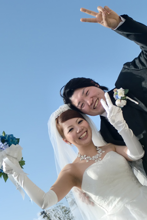 迫田さんご夫妻挙式写真